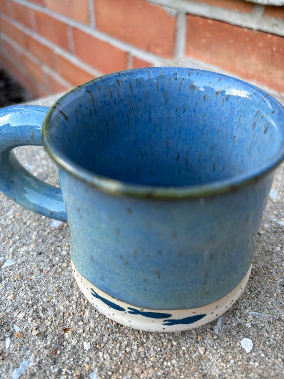 Blue Sardine Mug