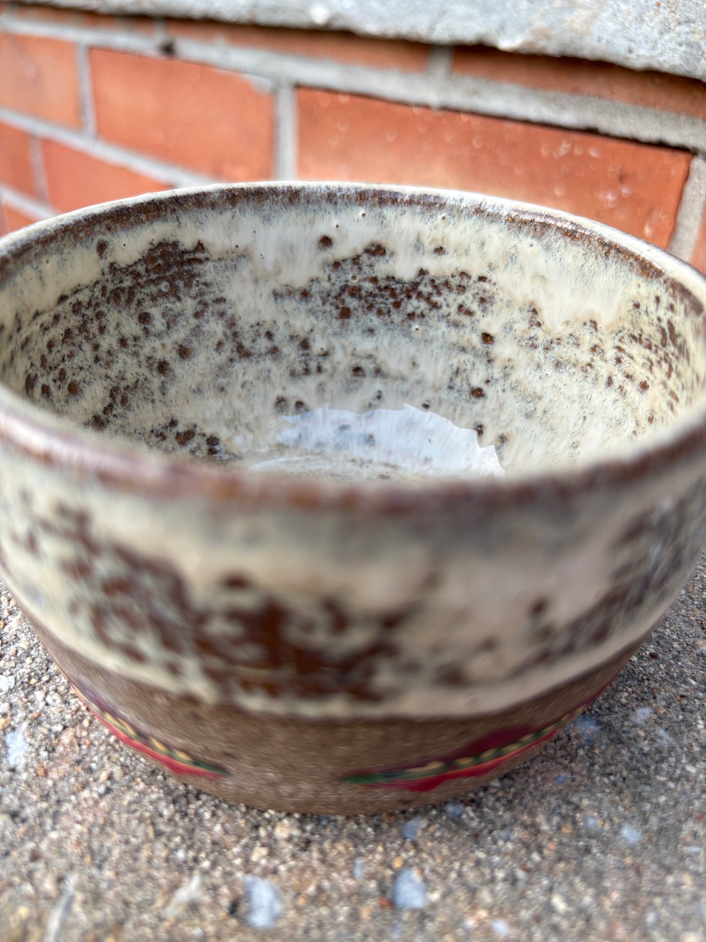 White Small Brook Trout Bowl