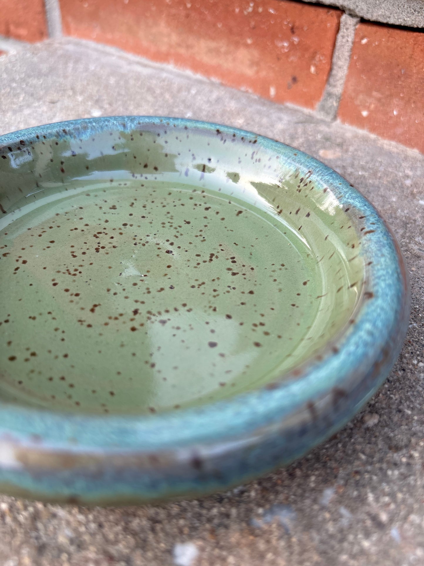 Green Bubble Dish