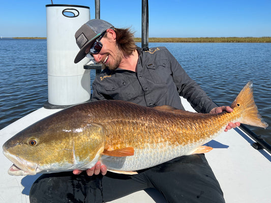 Hunting Bull Redfish in the Delta  BY: CAPTAIN BRIAN BOEHM