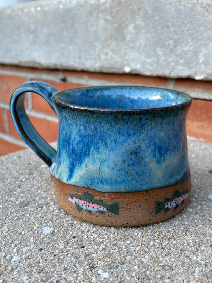 Blue Rainbow Trout Mug