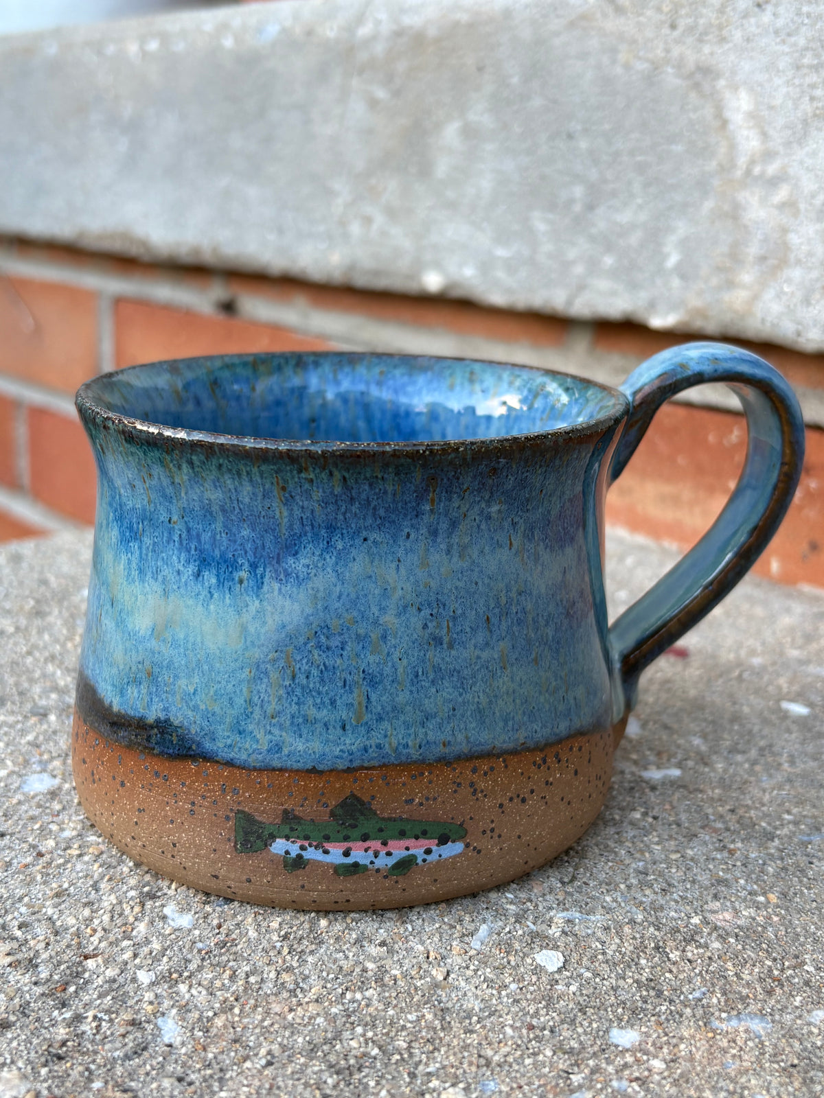 Blue Rainbow Trout Mug