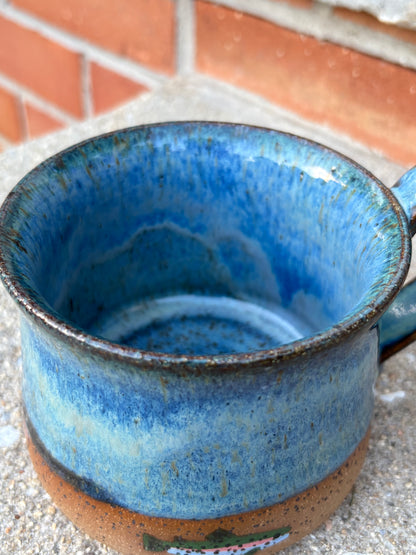 Blue Rainbow Trout Mug