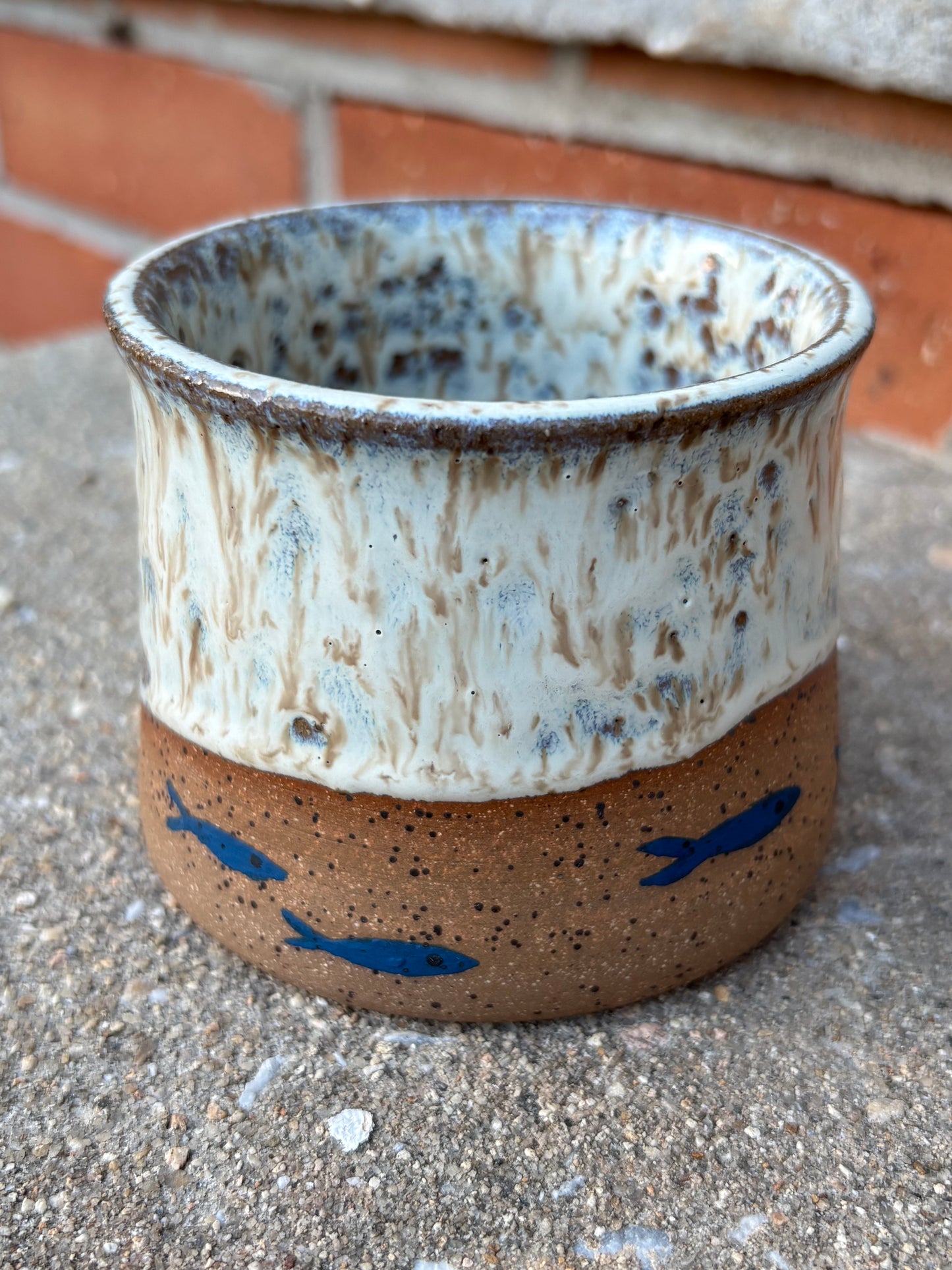 White Sardine Mug