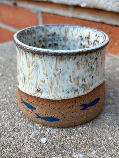White Sardine Mug