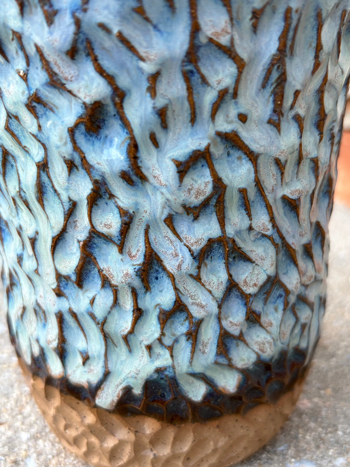 Blue Small River Vase