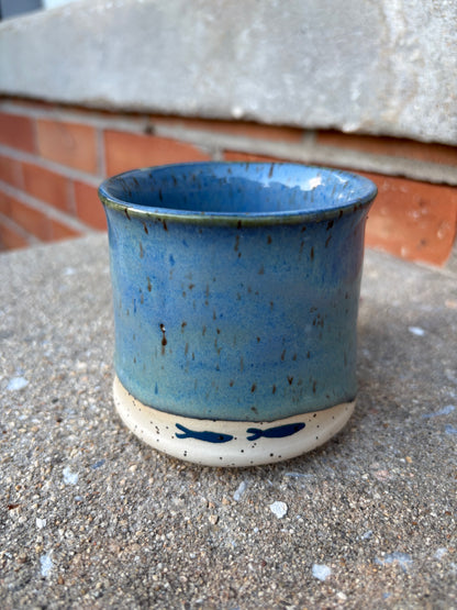 Blue Sardine Mug