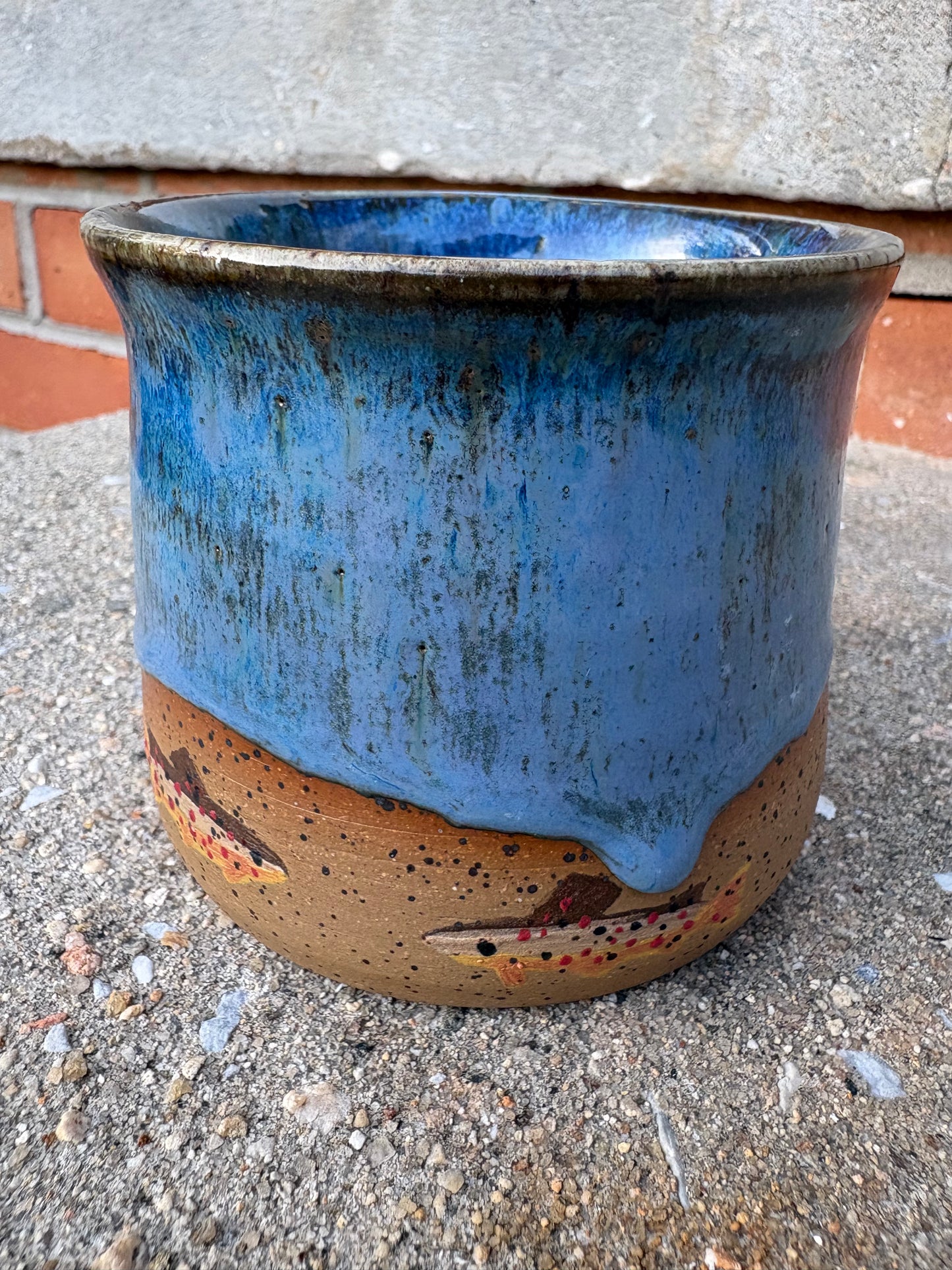 Blue Brown Trout Mug