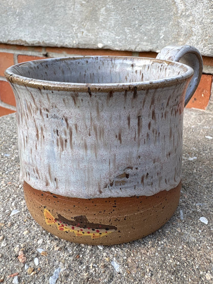 White Brown Trout Mug