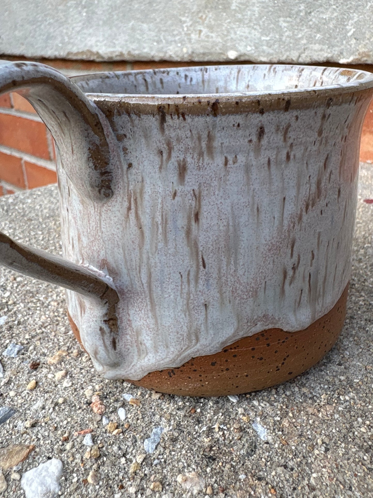 White Brown Trout Mug