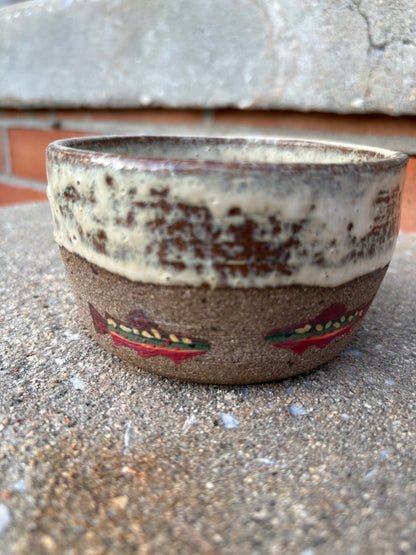 White Small Brook Trout Bowl