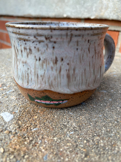White Rainbow Trout Mug