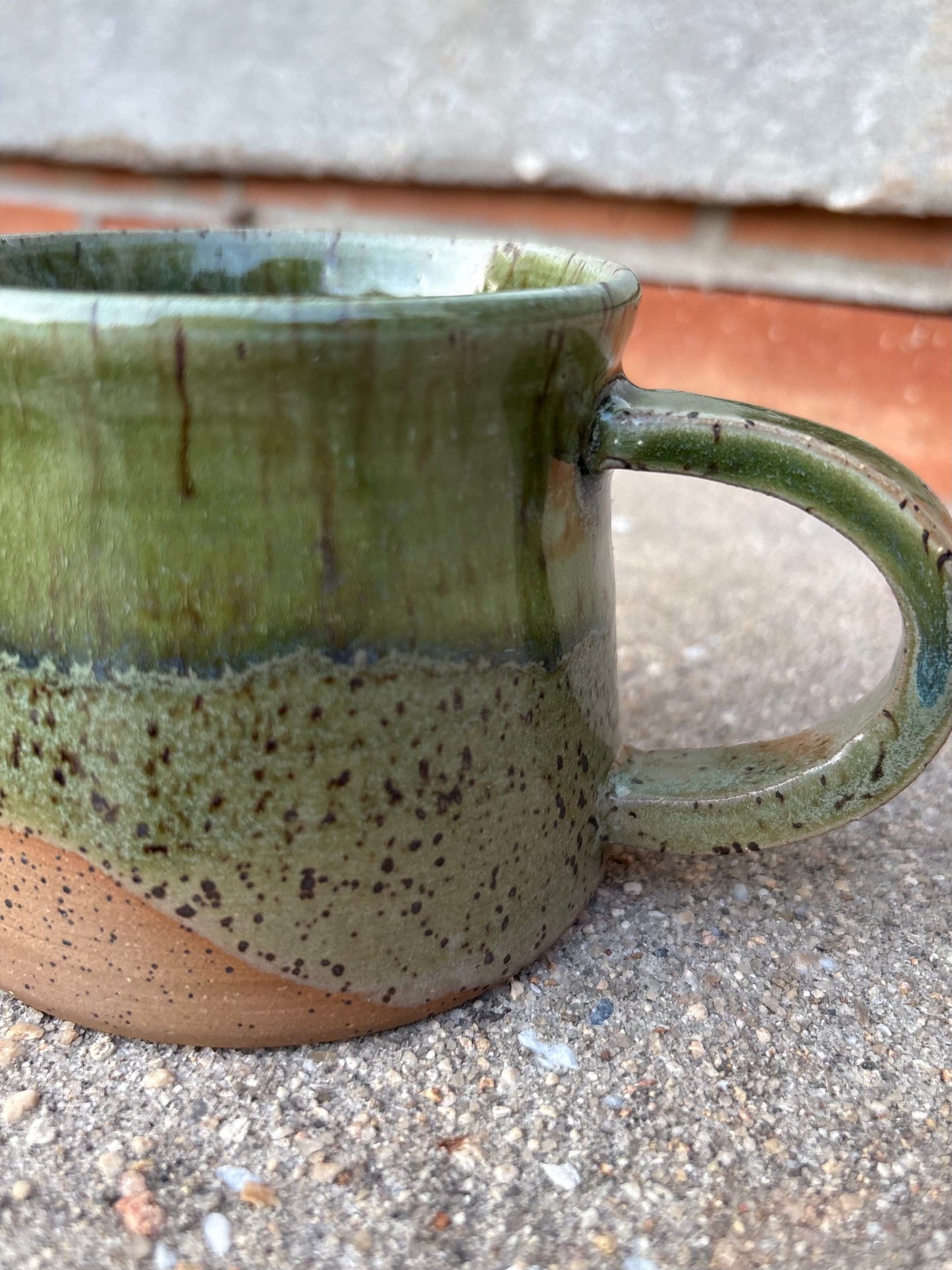 Green Brown Trout Mug