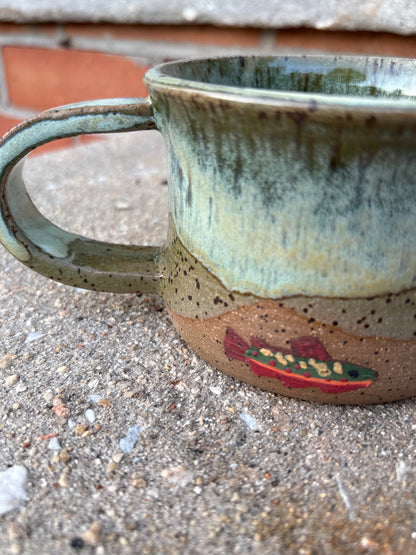 Green Brook Trout Mug