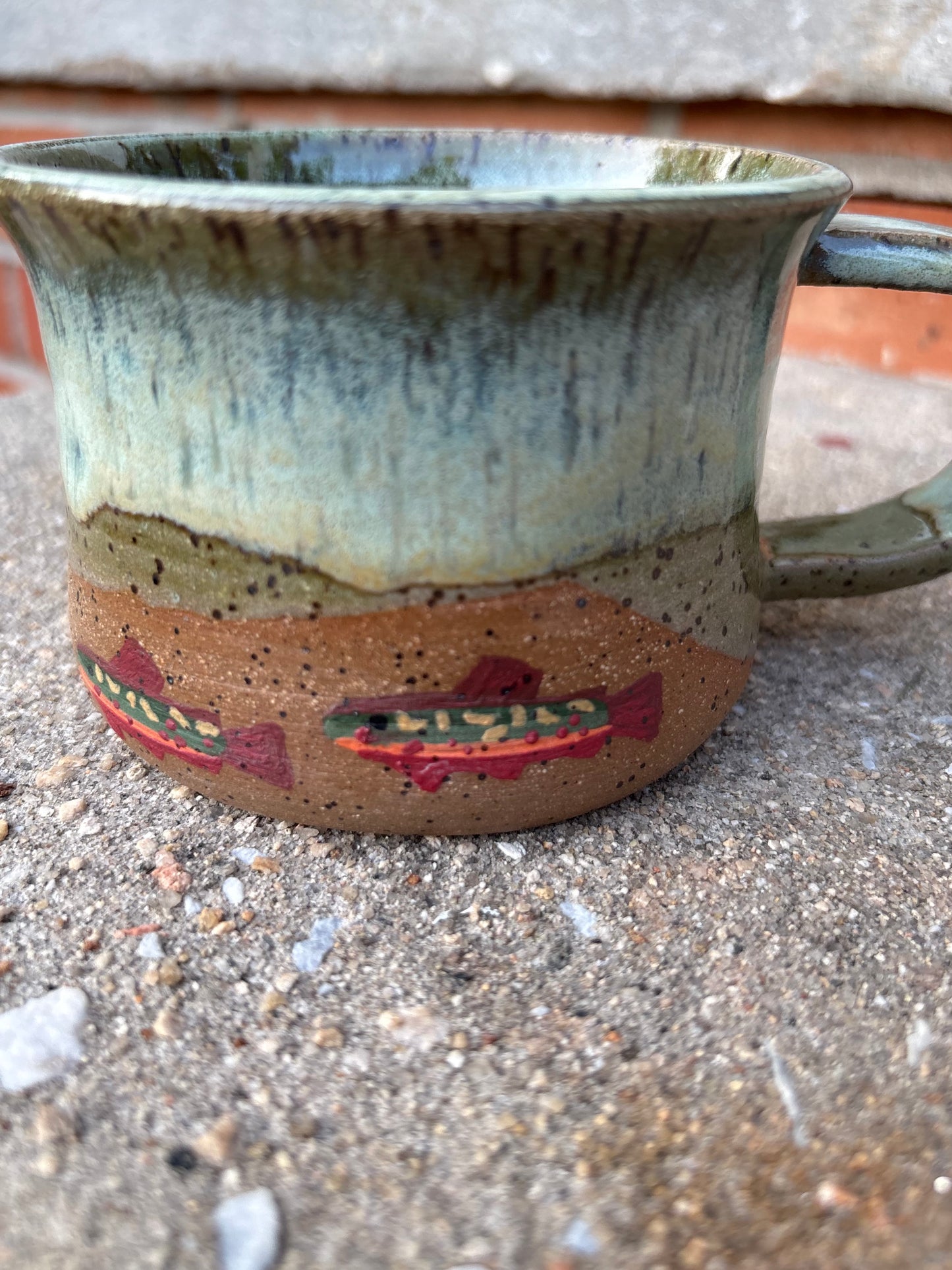 Green Brook Trout Mug