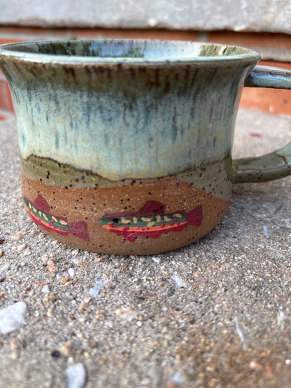 Green Brook Trout Mug