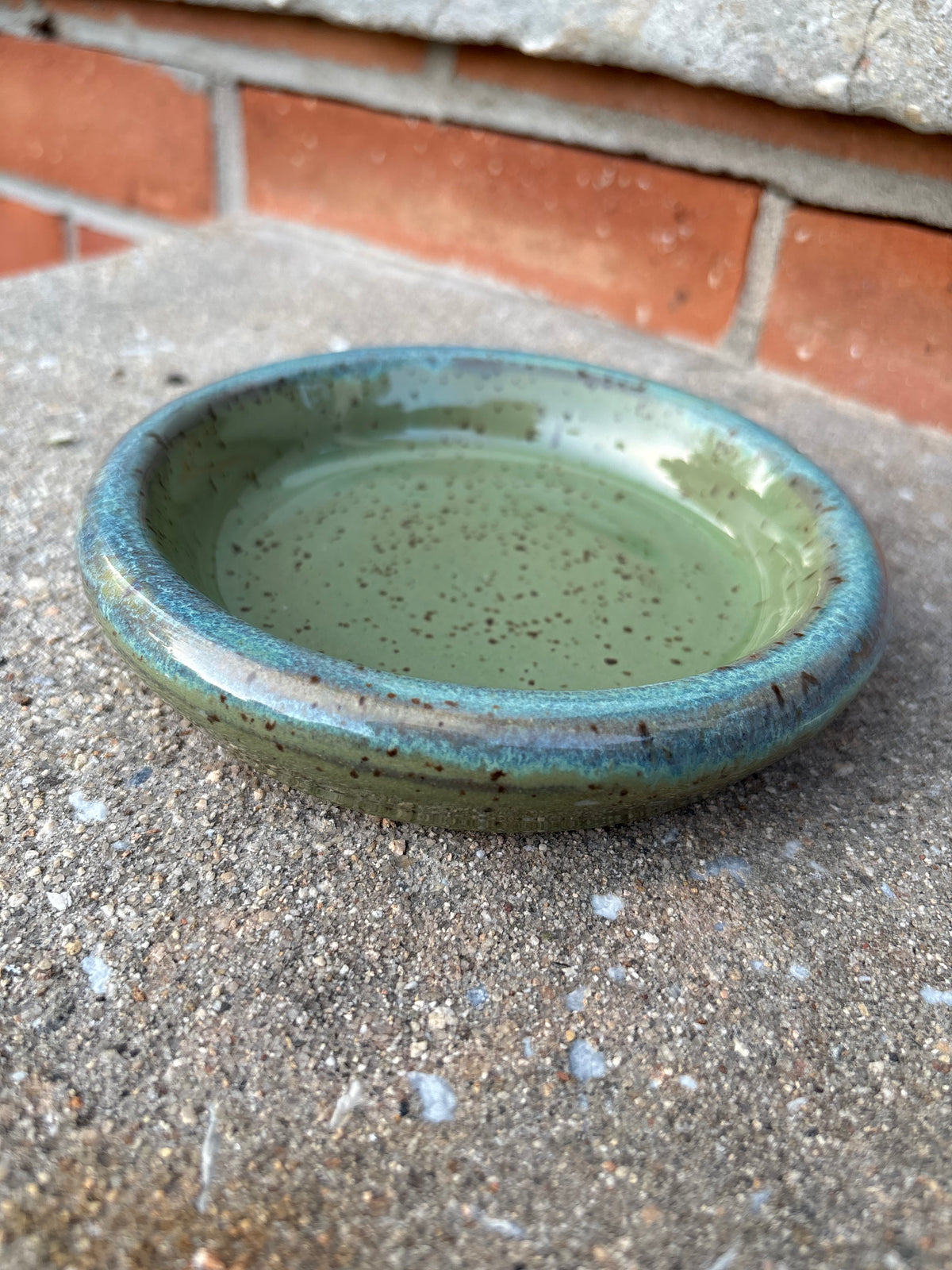 Green Bubble Dish