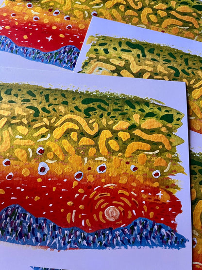 Trout Watercolor Print