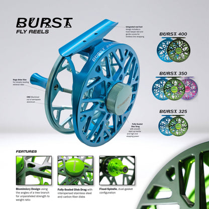 cheeky boost 325 fly reel Cheeky Burst 325 – Hendersonville Outfitters